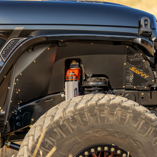 Load image into Gallery viewer, 2020–2026 JEEP JT GLADIATOR HIGH CLEARANCE ALUMINUM FRONT &amp; REAR INNER FENDER KIT (FRONT SOLID &amp; VENTED PANELS INCLUDED) SAVVY OFFROAD