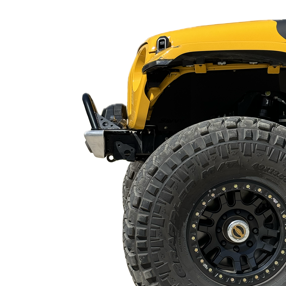 2018-2026 JEEP JL/JLU/JT FRONT BUMPER WITH HOOP (LEGACY 6061 ALUMINUM) SAVVY OFFROAD