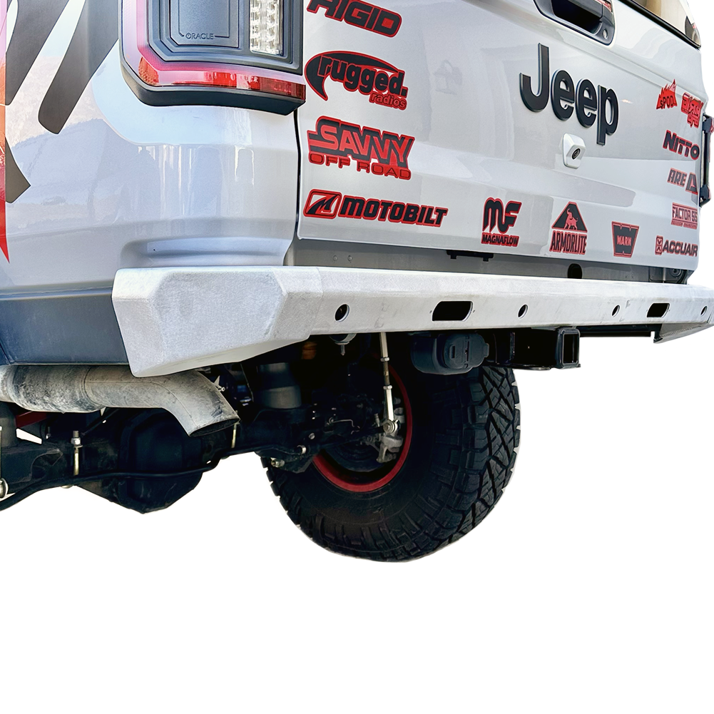 2020-2026 JEEP JT GLADIATOR REAR BUMPER (ALUMINUM KRAWLER LITE) SAVVY OFFROAD