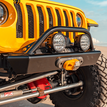 Load image into Gallery viewer, 2018-2026 JEEP JL/JLU/JT FRONT BUMPER WITH HOOP (LEGACY 6061 ALUMINUM) SAVVY OFFROAD