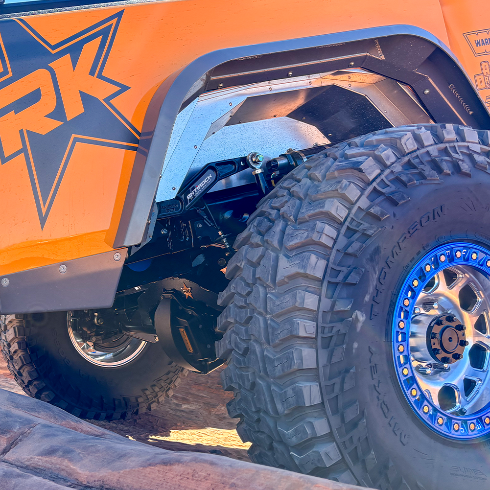 2020–2026 JEEP JT GLADIATOR HIGH CLEARANCE ALUMINUM FRONT & REAR INNER FENDER KIT (FRONT SOLID & VENTED PANELS INCLUDED) SAVVY OFFROAD