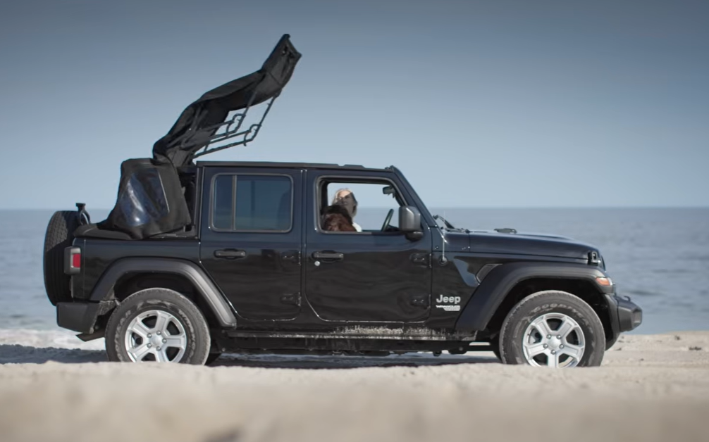 Wrangler JL eTop Jeep For 18-25 Wrangler JL 4-Door Squareback Black eTop - eTop - 94200-17