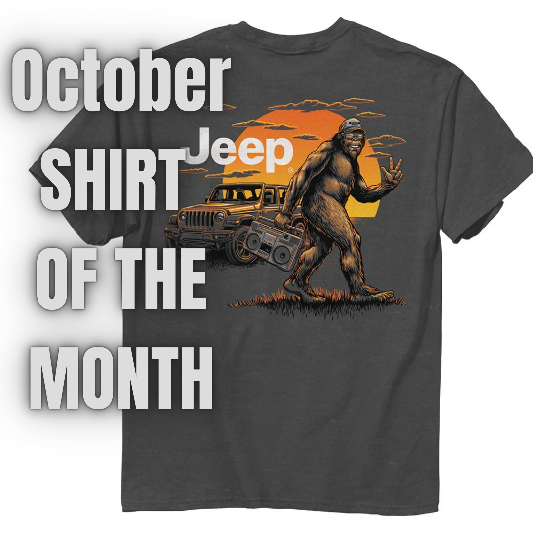 【JEEP】Camping Small Logo Half T-shirt T-Shirt of the Month Subscription – JeepHut Offroad