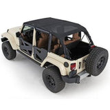 Jeep Wrangler JKU 2010-1018 Extended Mesh Soft Top (Black Mesh) Brief Top, 94600 -Smittybilt- Clearance
