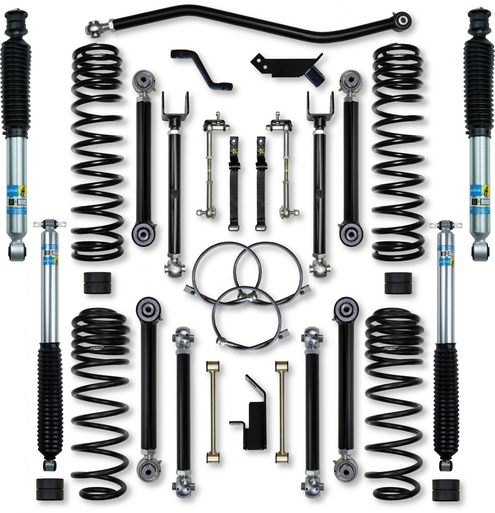 2.0 Inch X-Factor Short-Arm Suspension System For Jeep Wrangler TJ With Bilstein Shocks Rock Krawler