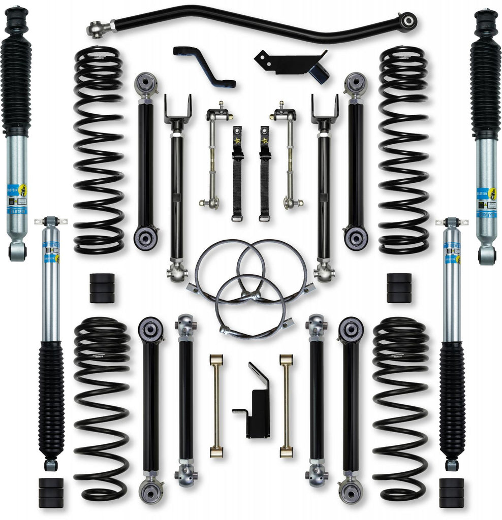 3.5 Inch X-Factor Short-Arm Suspension System For Jeep Wrangler TJ With Bilstein Shocks Rock Krawler