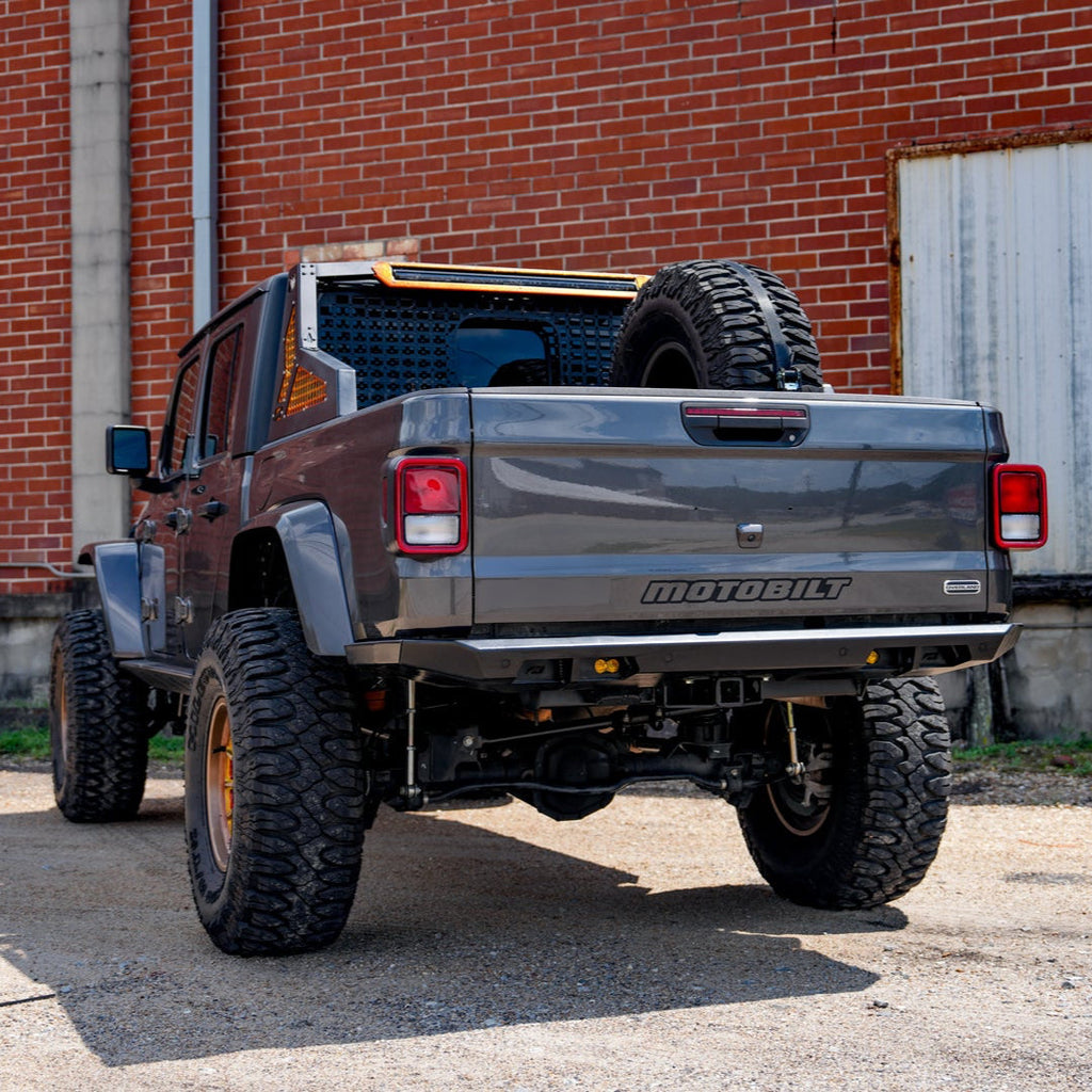 Tomahawk High Clearance Rear Bumper for Jeep JT Motobilt - MB1262 - Motobilt