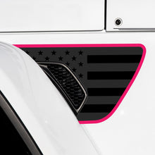 Load image into Gallery viewer, Premium Fender Vent Decal Set | Black Flag - fits Wrangler JL &amp; Gladiator JT