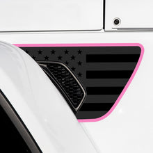 Load image into Gallery viewer, Premium Fender Vent Decal Set | Black Flag - fits Wrangler JL &amp; Gladiator JT