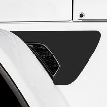 Load image into Gallery viewer, Premium Fender Vent Decal Set | Black Topo - fits Wrangler JL &amp; Gladiator JT