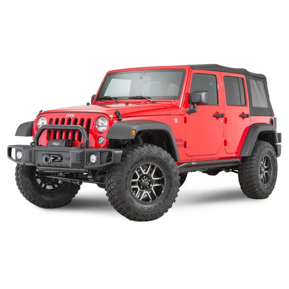 TACTIK T-743 Wheel in Matte Black with Machined Face for 07-24 Jeep Wrangler JL, JK & Gladiator JT-Clearance