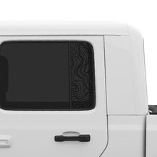 Load image into Gallery viewer, Topographic Window Graphic for Gladiator JT and Wrangler JLU | Set of 2