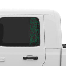 Load image into Gallery viewer, Topographic Window Graphic for Gladiator JT and Wrangler JLU | Set of 2