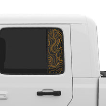 Load image into Gallery viewer, Topographic Window Graphic for Gladiator JT and Wrangler JLU | Set of 2