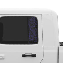 Load image into Gallery viewer, Topographic Window Graphic for Gladiator JT and Wrangler JLU | Set of 2
