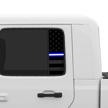 Load image into Gallery viewer, Thin Line Flag Window Graphic for Gladiator JT and Wrangler JLU | Set of 2