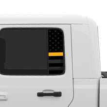 Load image into Gallery viewer, Thin Line Flag Window Graphic for Gladiator JT and Wrangler JLU | Set of 2