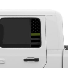 Load image into Gallery viewer, Thin Line Flag Window Graphic for Gladiator JT and Wrangler JLU | Set of 2