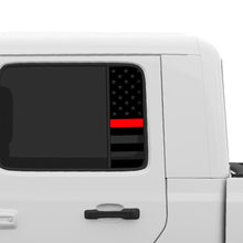 Load image into Gallery viewer, Thin Line Flag Window Graphic for Gladiator JT and Wrangler JLU | Set of 2