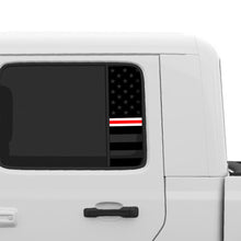 Load image into Gallery viewer, Thin Line Flag Window Graphic for Gladiator JT and Wrangler JLU | Set of 2