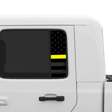 Load image into Gallery viewer, Thin Line Flag Window Graphic for Gladiator JT and Wrangler JLU | Set of 2