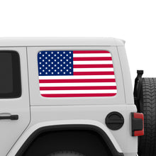 Load image into Gallery viewer, Thin Line Flag Window Graphic for Wrangler Hard Top | Set of 2