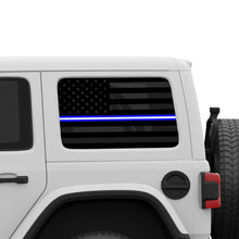 Load image into Gallery viewer, Thin Line Flag Window Graphic for Wrangler Hard Top | Set of 2