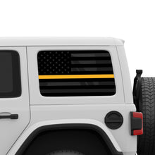 Load image into Gallery viewer, Thin Line Flag Window Graphic for Wrangler Hard Top | Set of 2