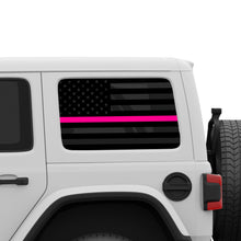 Load image into Gallery viewer, Thin Line Flag Window Graphic for Wrangler Hard Top | Set of 2
