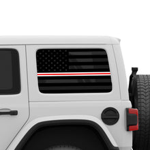 Load image into Gallery viewer, Thin Line Flag Window Graphic for Wrangler Hard Top | Set of 2