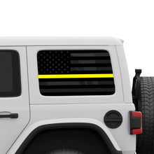 Load image into Gallery viewer, Thin Line Flag Window Graphic for Wrangler Hard Top | Set of 2