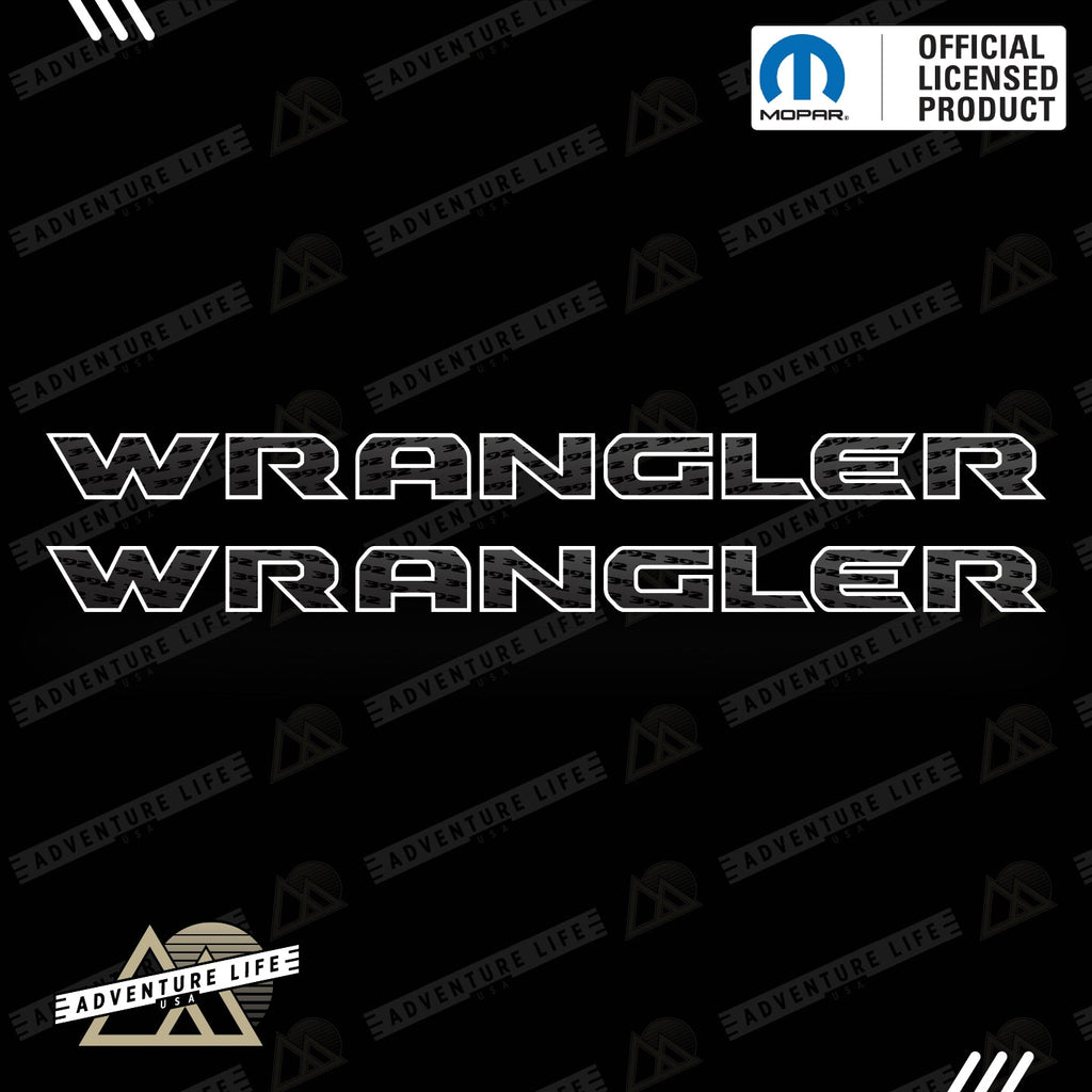 WRANGLER Hood Lettering | Set of 2