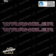 Load image into Gallery viewer, WRANGLER Hood Lettering | Set of 2
