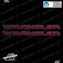 Load image into Gallery viewer, WRANGLER Hood Lettering | Set of 2