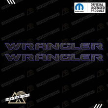 Load image into Gallery viewer, WRANGLER Hood Lettering | Set of 2