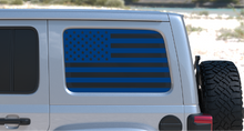 Load image into Gallery viewer, USA American Flag Rear Window Decal- Fits Jeep Wrangler JL