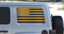 Load image into Gallery viewer, USA American Flag Rear Window Decal- Fits Jeep Wrangler JL