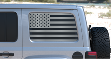 Load image into Gallery viewer, USA American Flag Rear Window Decal- Fits Jeep Wrangler JL