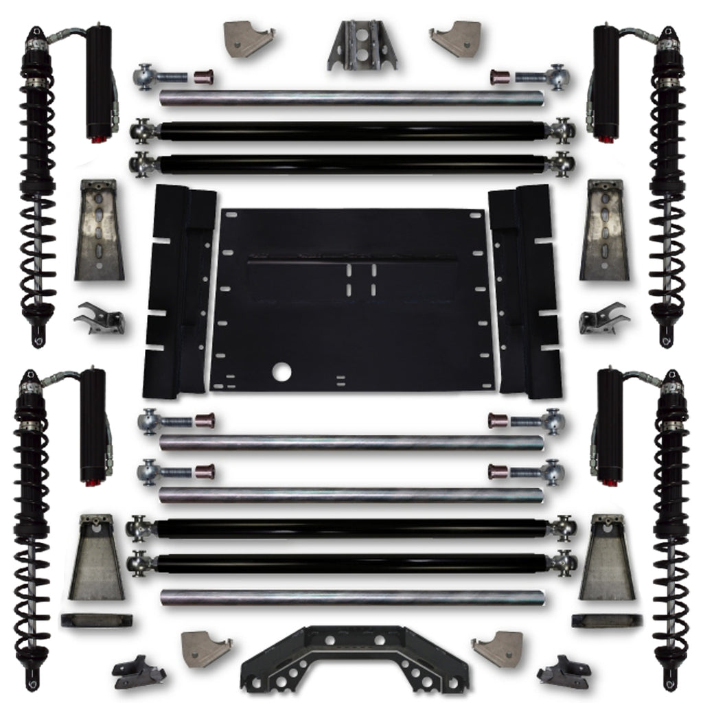 Trail Runner System For 87-95 Wrangler YJ Stage 2 Coilovers W FCD Rock Krawler