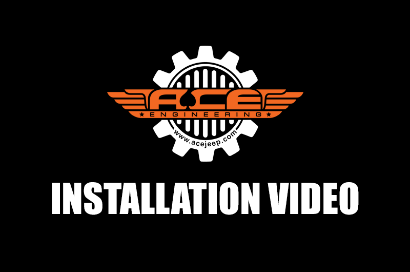 ACE Engineering JK Tire Carrier ACE JK Stand Alone Tire Carrier