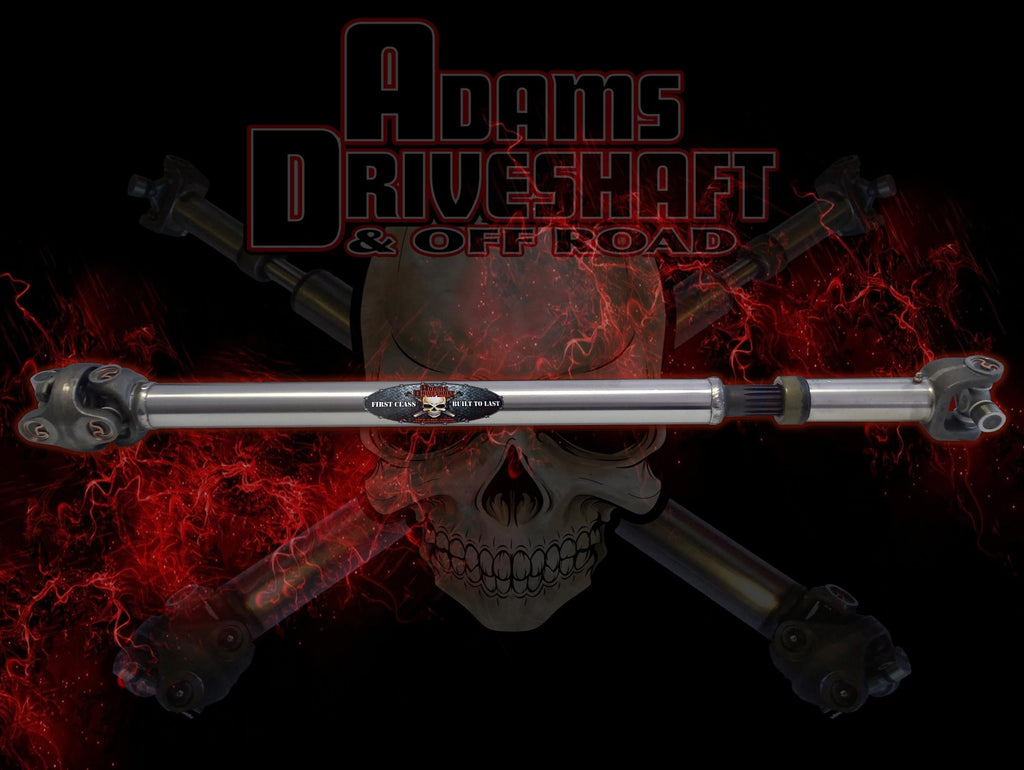 Adams Driveshaft Off Road Drive Shaft Adams Driveshaft Front TJ Non Rubicon 1310 CV Driveshaft Heavy Duty Series - Adams Driveshaft Off Road - ASDTJ-1310CVF-G