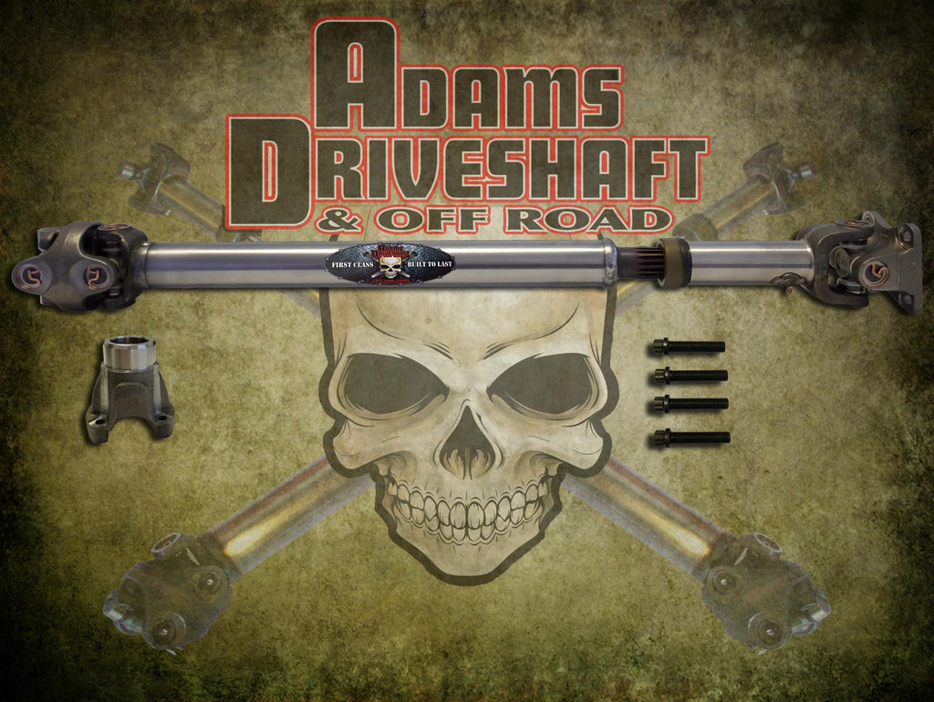 Adams Driveshaft Off Road Drive Shaft Adams Driveshaft JL Sahara Front 1310 CV Driveshaft OEM Flange Style Extreme Duty Series - Adams Driveshaft Off Road - ASDJL-1310F-S-OEM-SA