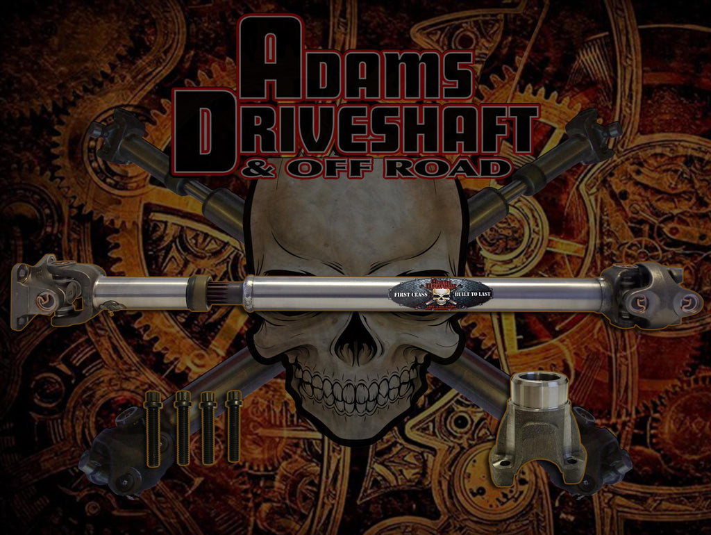 Adams Driveshaft Off Road Drive Shaft Adams Driveshaft JT Gladiator Overland Front 1310 CV Driveshaft With OEM Flange Style Extreme Duty Series - Adams Driveshaft Off Road - ASDJT-1310F-S-OEM-OVR