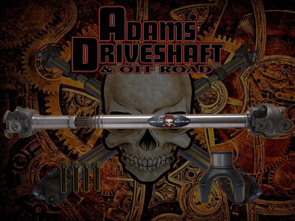 Adams Driveshaft Off Road Drive Shaft Adams Driveshaft JT Gladiator Overland Front 1350 CV Driveshaft OEM Flange Style Extreme Duty Series - Adams Driveshaft Off Road - ASDJT-1350HRF-S-OEM-OVR