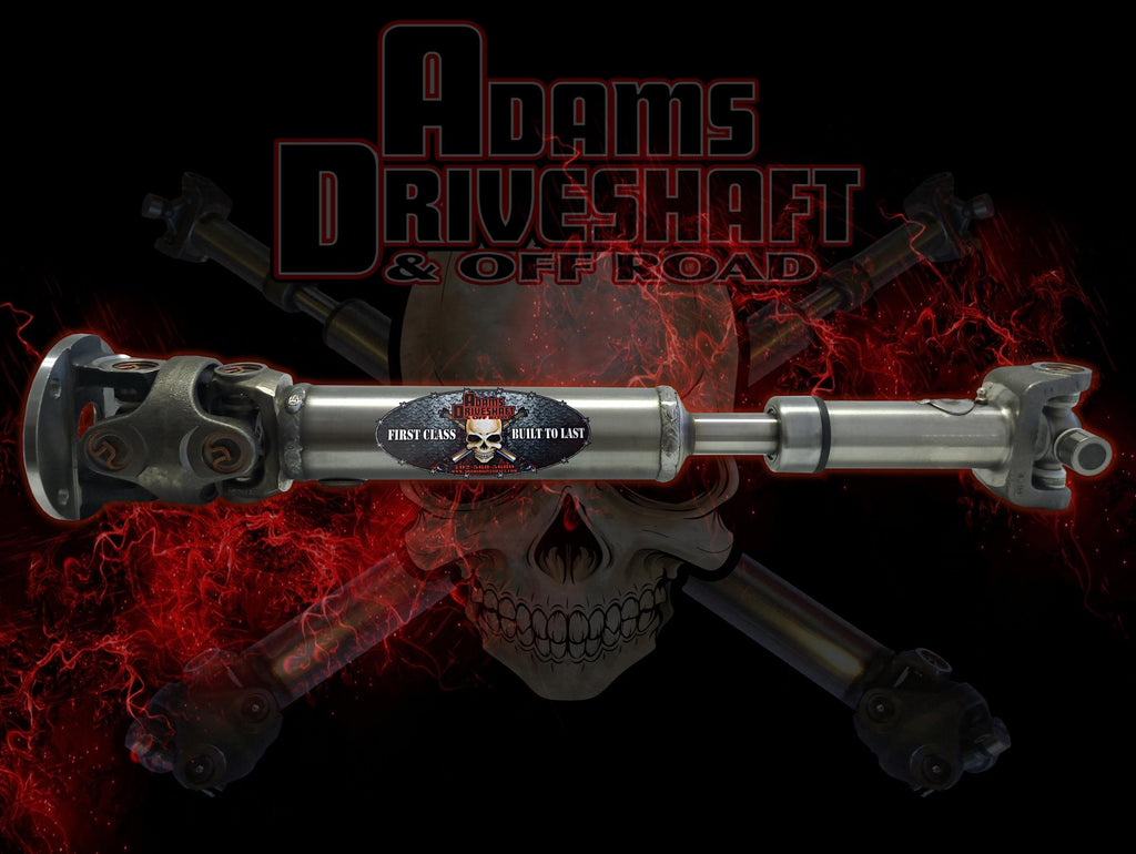 Adams Driveshaft Off Road Drive Shaft Adams Driveshaft LJ Rubicon Rear 1310 CV Driveshaft With 1330 Rear Pinion Extreme Duty Series - Adams Driveshaft Off Road - ASDLJ-1310CVR-SRUB