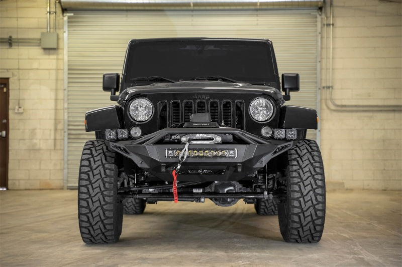 Addictive Desert Designs Bumpers - Steel Addictive Desert Designs 07-18 Jeep Wrangler JK Stealth Fighter Front Bumper w/ Winch Mount