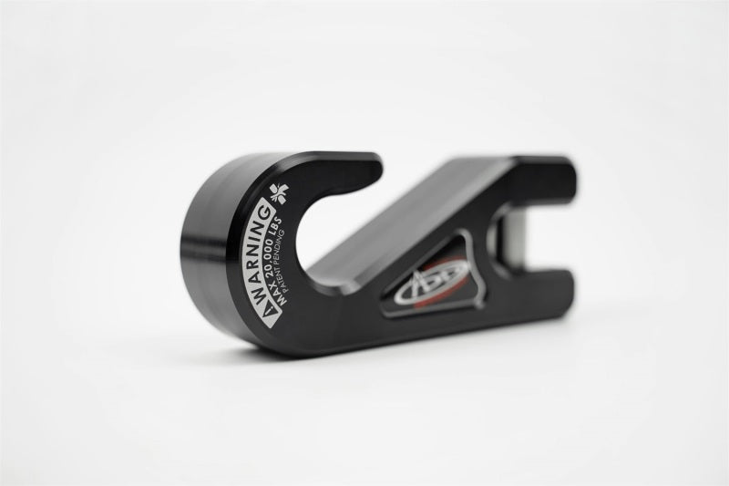 Addictive Desert Designs Winch Accessories Addictive Desert Designs 1-5/16in Winch Fairlead Plate w/ Recessed Round End Hook - Black