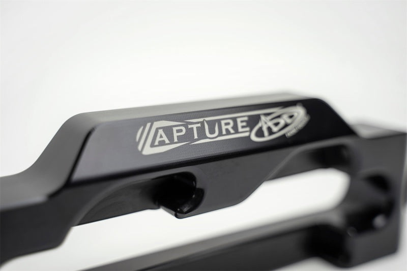 Addictive Desert Designs Winch Accessories Addictive Desert Designs 1-5/16in Winch Fairlead Plate w/ Recessed Round End Hook - Black