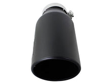Load image into Gallery viewer, aFe Catback aFe Diesel Exhaust Tip Bolt On Black 4in Inlex x 6in Outlet x 15in