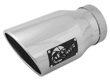 Load image into Gallery viewer, aFe Catback aFe Diesel Exhaust Tip Bolt On Black 5in Inlet x 7in Outlet x 12in - Right